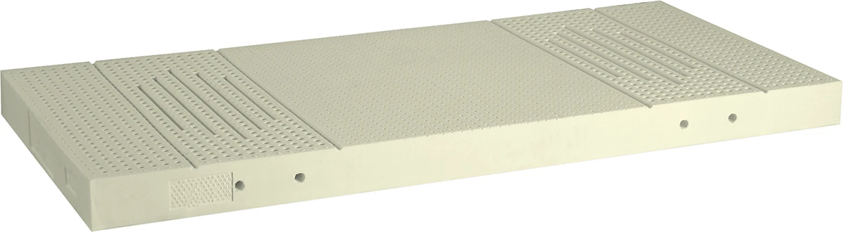 Natural latex comes from Sri Lanka. There latex milk is extracted from rubber trees and processed into panels Naturlatex Kern 12 cm 1200